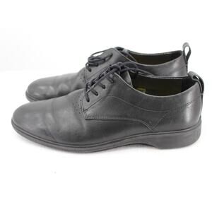 Amberjack Men 10.5M The Original Obsidian Black Leather Oxford